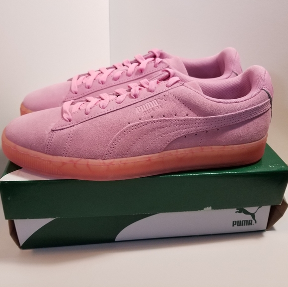 puma suede pastel pink